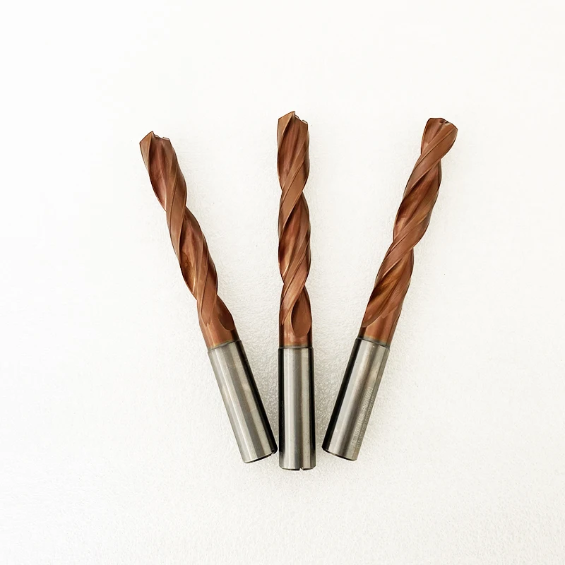 FULLOVEs Hot Sale Solid Carbide Cold Drill Carbide Drill Bits Coating Inner Cooling Drill Tools For Hardened Steel