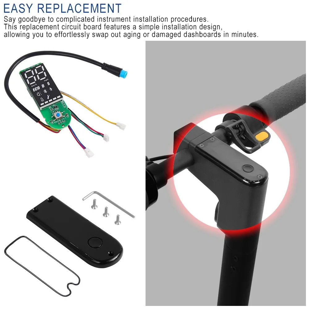 Control Board Assembly Set for Ninebot MAX G30 G30D G30L Electric Scooter Controller Dashboard Dispaly Panel Cover Replacement