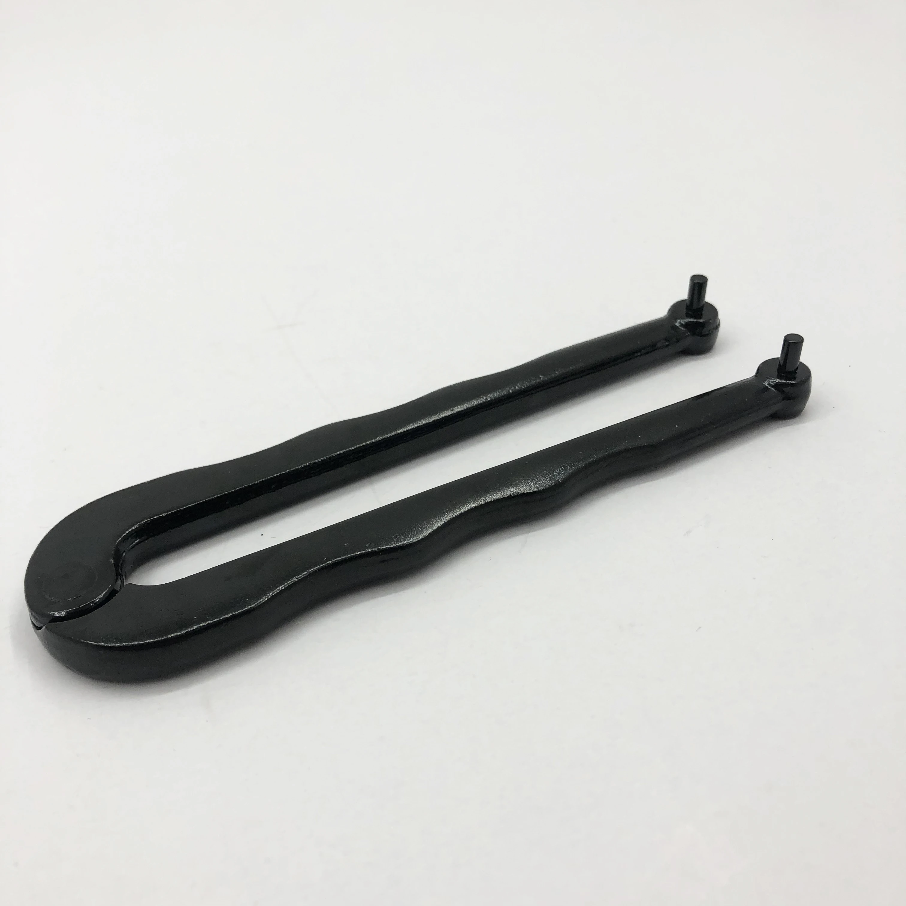 Universal Black Finish Steel Adjustable Face Spanner Wrench Pin Pliers For Round Nuts with Drilled Holes (4mm)