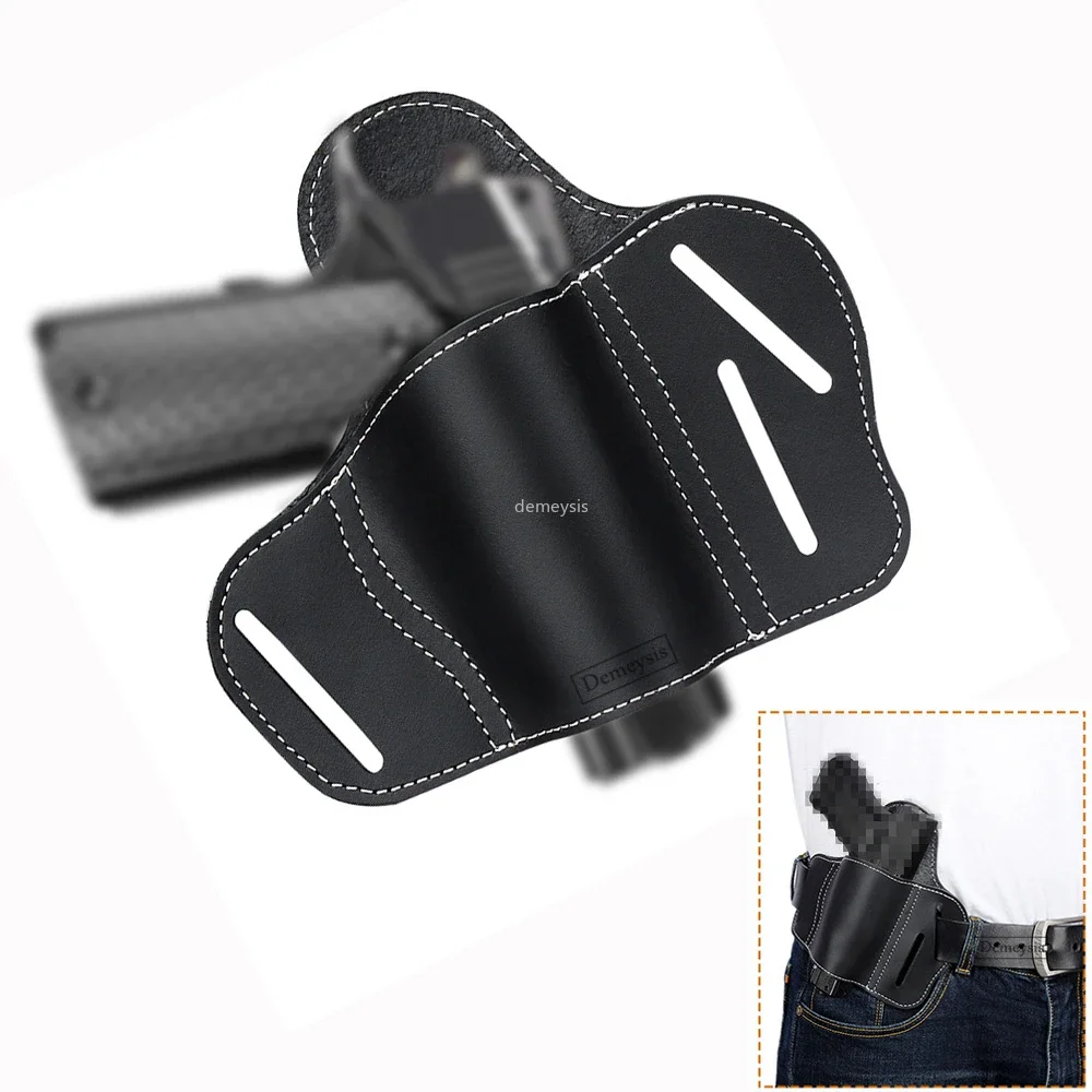 Right Hand Tactical Concealed Carry Belt Gun Holster for Glock 17 19 22 23 43 Sig Sauer P226 P229 Ruger for Beretta 92 M92