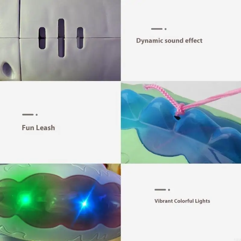 لعبة الديناصور الكهربائية التفاعلية مع ضوء الموسيقى، وظيفة المشي الواقعية، لعبة تعلم الزحف الآمنة للأطفال الصغار A2UB #3