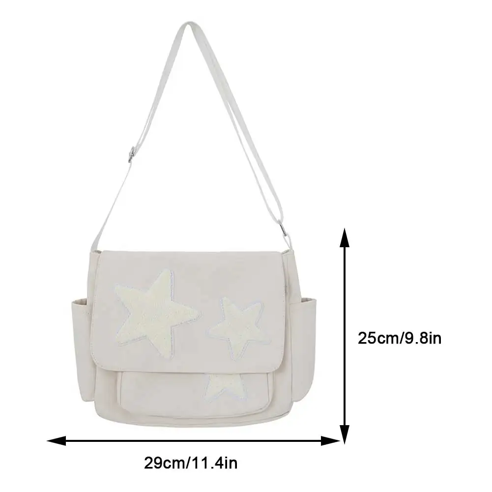 Women Cute Bags Trendy Shoulder Bag Y2k Star Messenger Bag Versatile Crossbody Bag Women Luxury Handbags Japan Commuter Bag