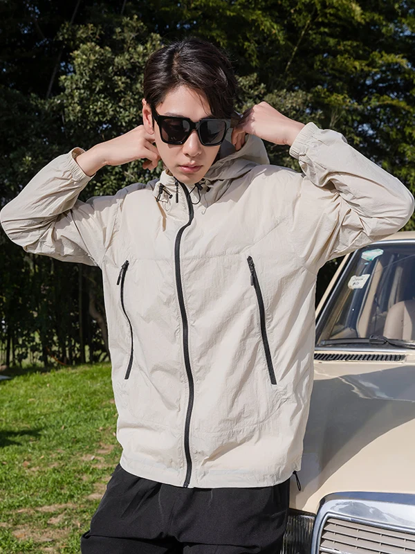 

Мужская спортивная куртка для активного отдыха, бега и рыбалки, из ледяного шелка, быстросохнущая, с защитой от УФ-излучения, весна-лето, новинка, модная, свободного кроя