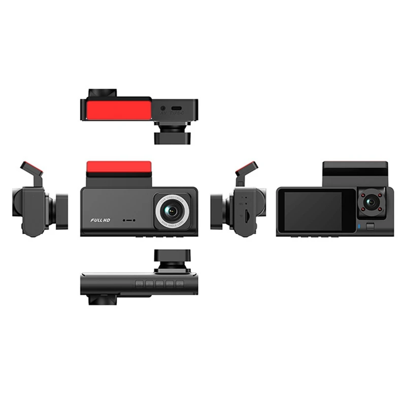 3 Channel Dash Cam For Cars Camera WIFI 1080P Video Recorder Rear View Camera For Vehicle Car DVR Car Accessories