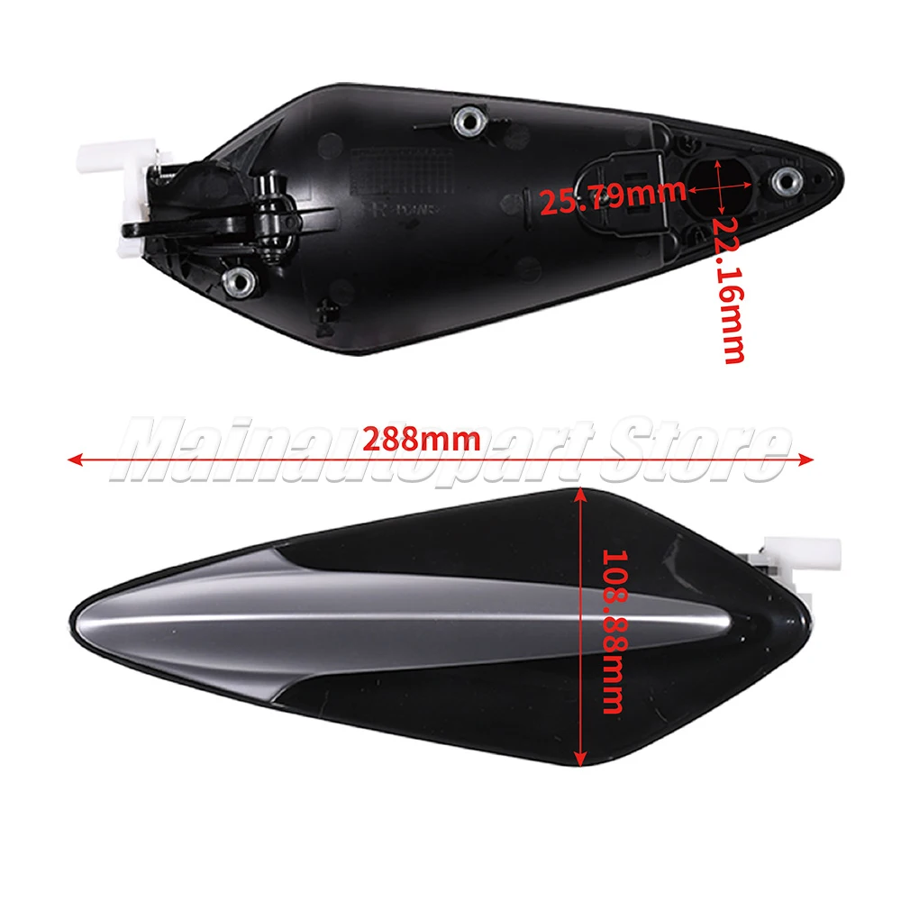 For Honda Civic MK8 2006-2011 Black Front Right Left Outer Door Handle 72180-SMG-G04ZD 72140-SMG-G04ZD