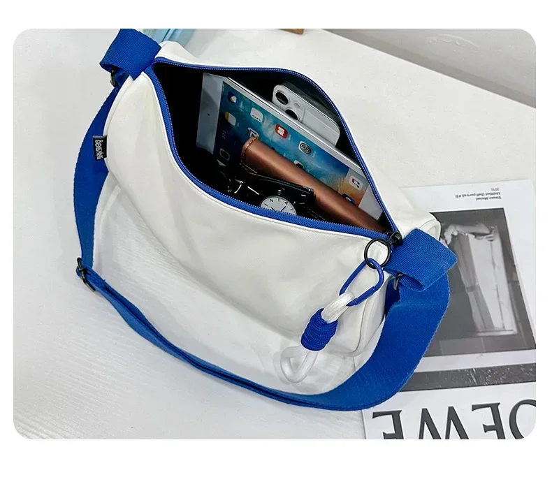 Godzilla Kong ชายผ้าไนลอนกระเป๋าสะพายข้างภาพยนตร์การ์ตูนพิมพ์กันน้ําขนาดใหญ่ความจุกระเป๋าถือกระเป๋า Messenger ผู้หญิงหญิง