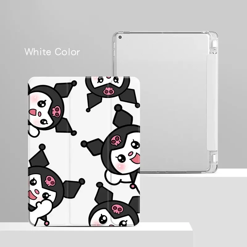 Kuromi Ipad Case for Ipad 10th Generation Case IPad Pro 2024 11inch 9/7/8th 9.7inch Air4/5 Mini 6 Tablet Case with Pen Slot