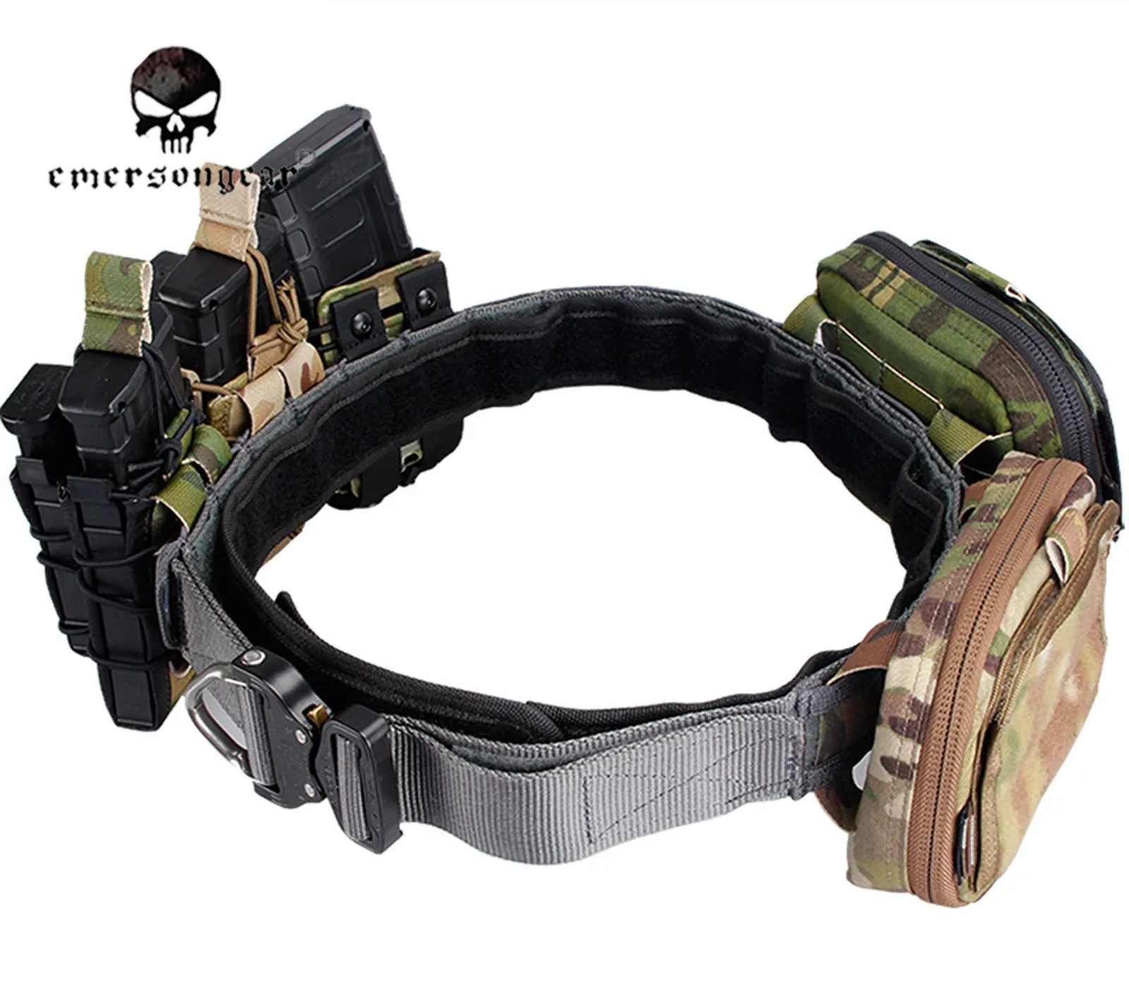 

Боевой ремень EMERSONGEAR D-Ring Riggers, 1,75-2 дюйма, цельный