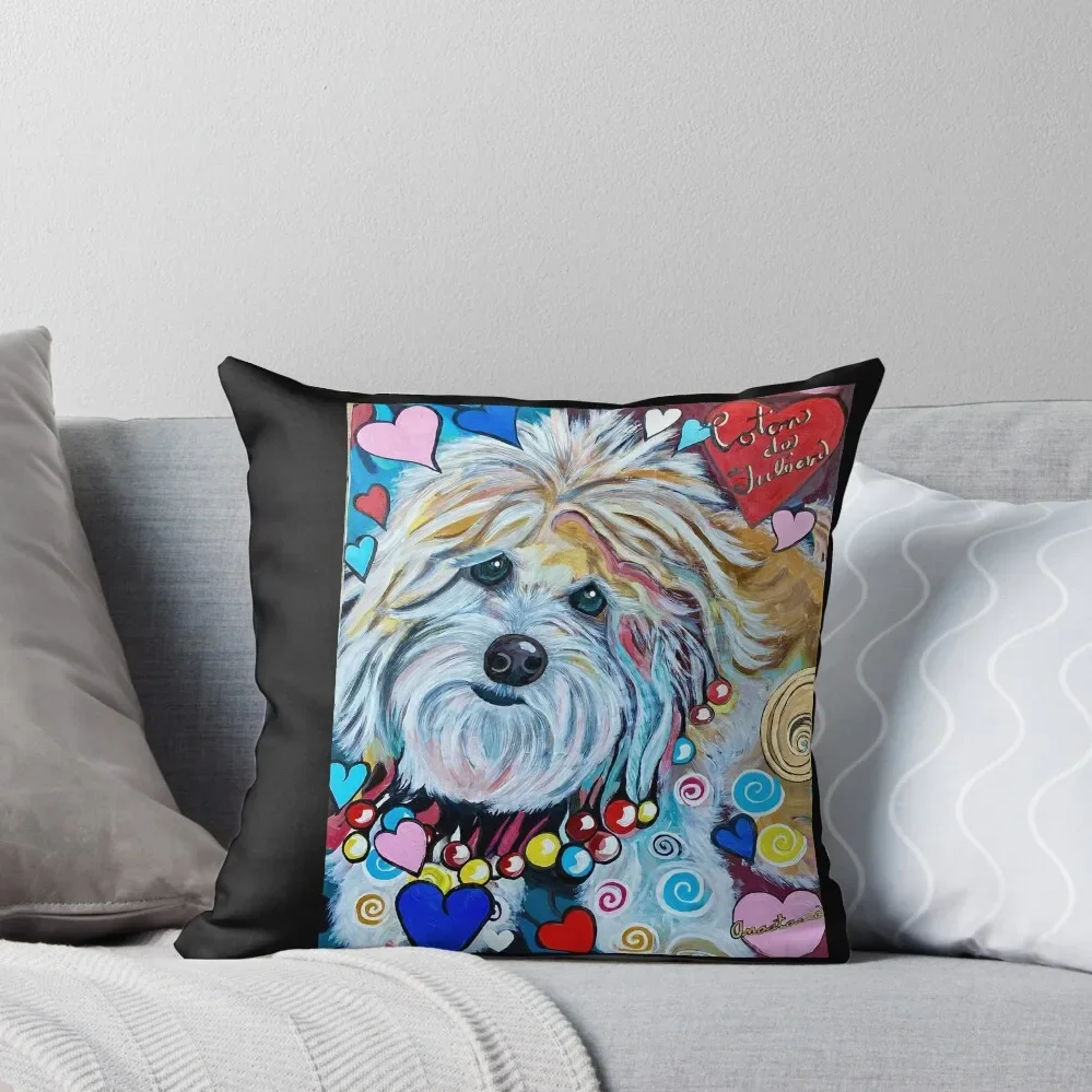 Coton de Tulear Throw Pillow Pillowcases christmas decorations 2025 Decorative Cushions For Living Room pillow