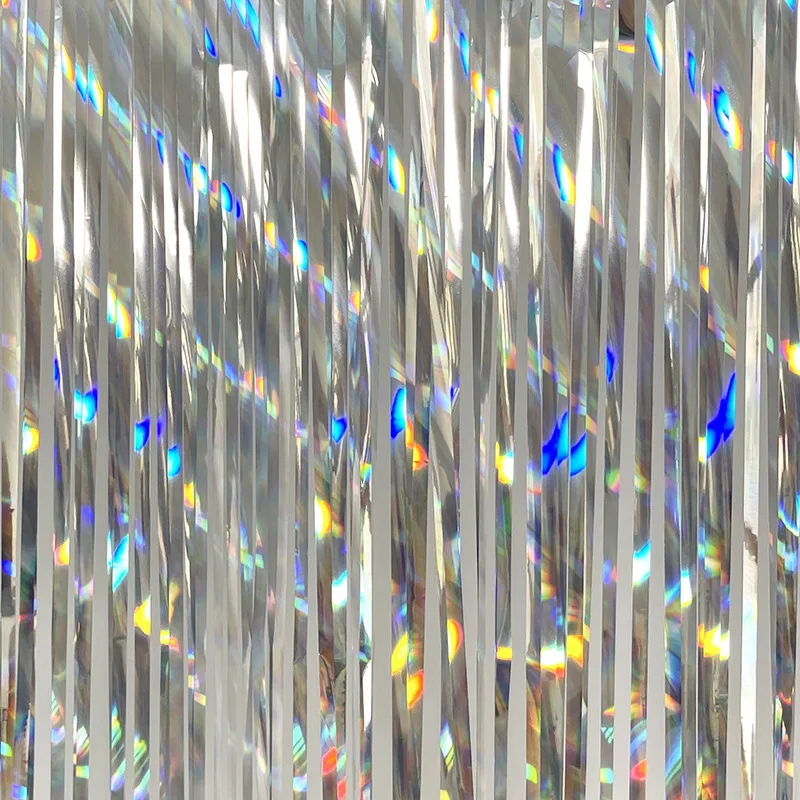2M Gorgeous Party Backdrop Glitter Tinsel Fringe Foil Curtain Birthday Party Backdrops Wedding Decorations Baby Shower Supplies view 4