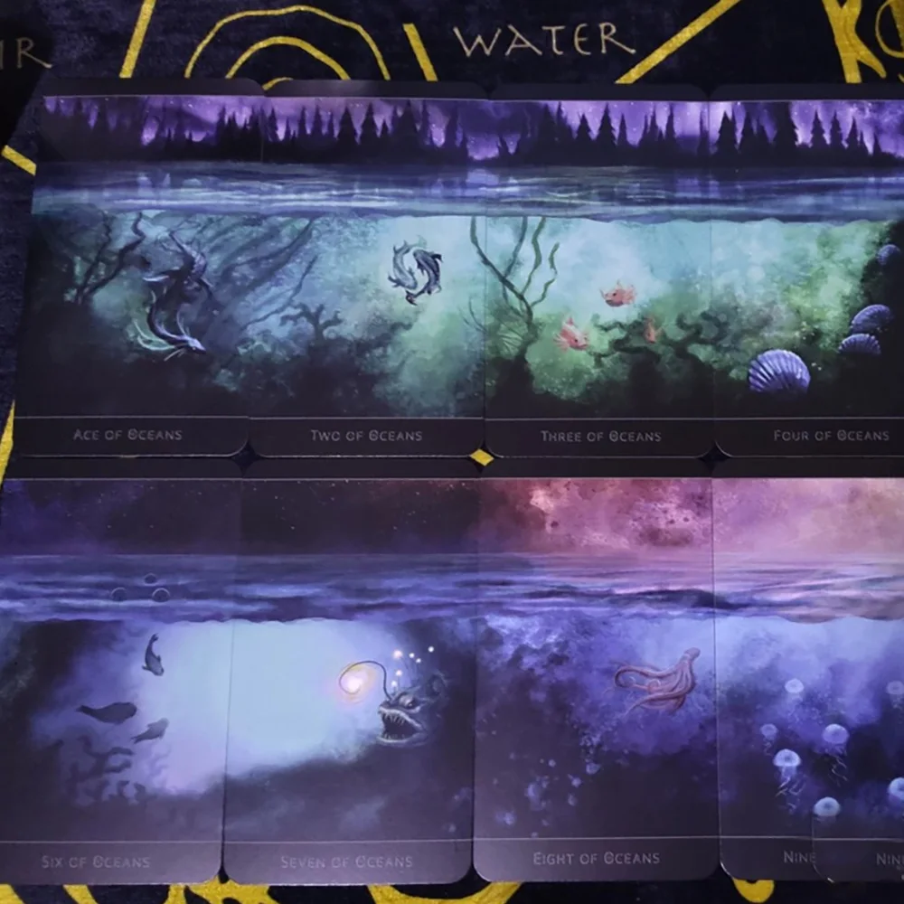 Mantel de Tarot Original The Lost Forest, cartas de la mente, baraja de cartas de Tarot de Waite preciso