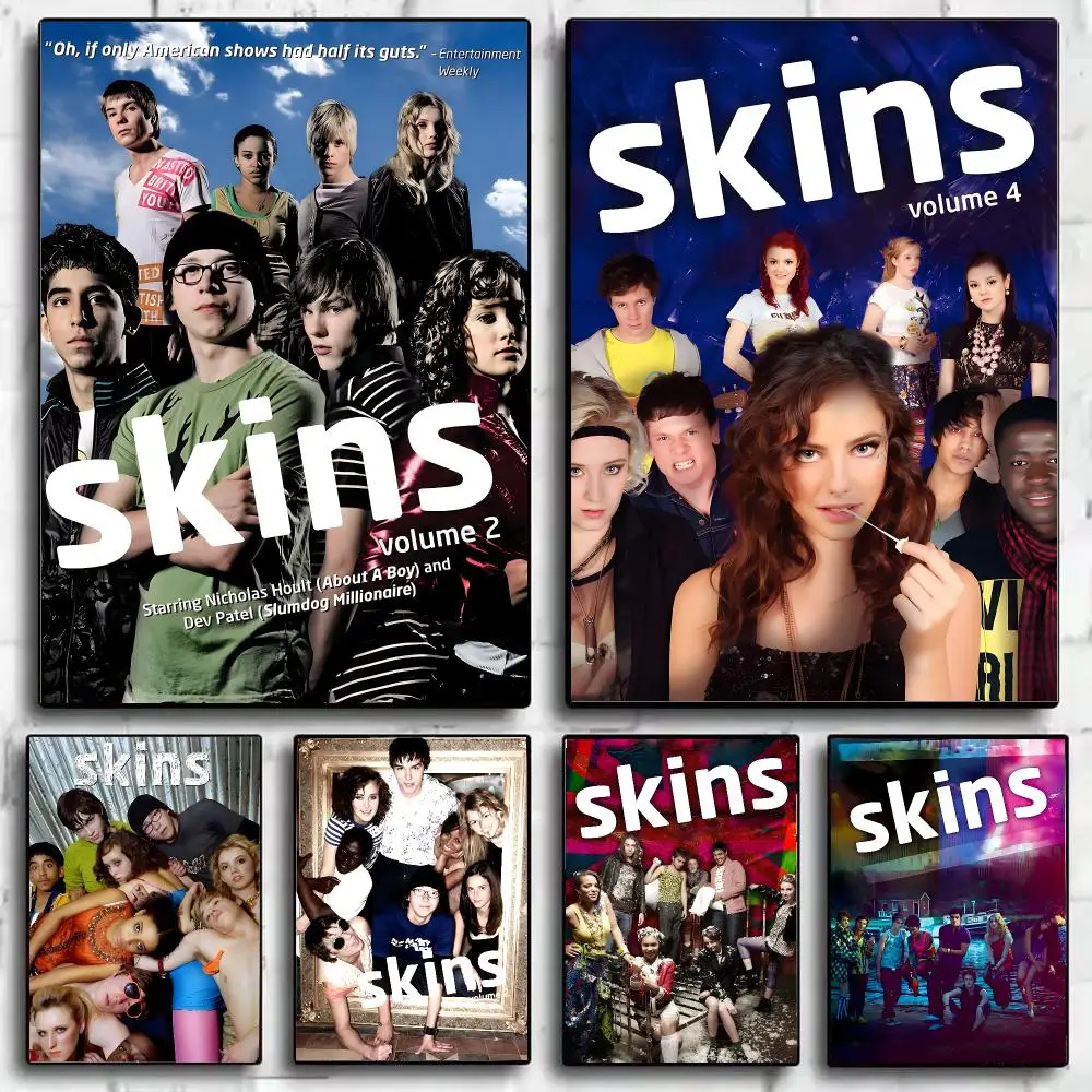 TV Show S-SKINS Poster Wall Art Print Sticker for Bedroom Living Room Dorm Office Modern Home Decor