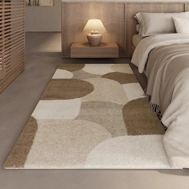 Floor Mats For Bedroom Bedside Carpet For Living Room Home Decoration Foot Mat Soft Plush Minimalism Rug 카페트 Alfombra Dormitorio