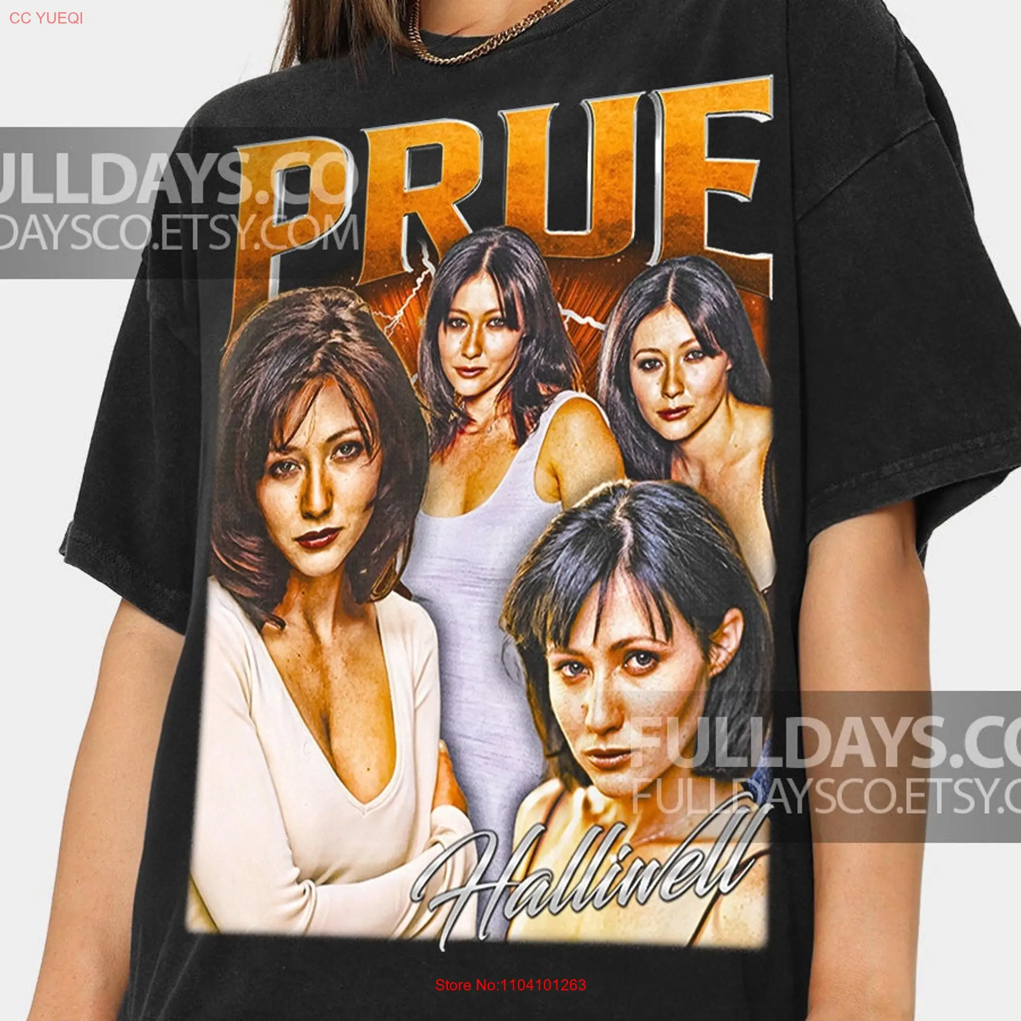 Limited Prue Halliwell Charmed Vintage Inspired T shirt For Woman and Man  long or short sleeves