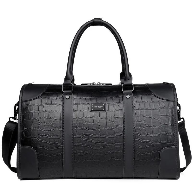 Imagem -02 - Jacaré Padrão Bolsas de Couro para Homens Crocodilo Bolsa de Ombro Mensageiro Bolsa para Laptop Nova Moda 2023