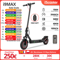 iScooter i9pro Electric kick Scooter 350W/500W 8.5/10 inch Tire Folding Electric Scooter 30/40km/h Max Speed 30/40km Max Range