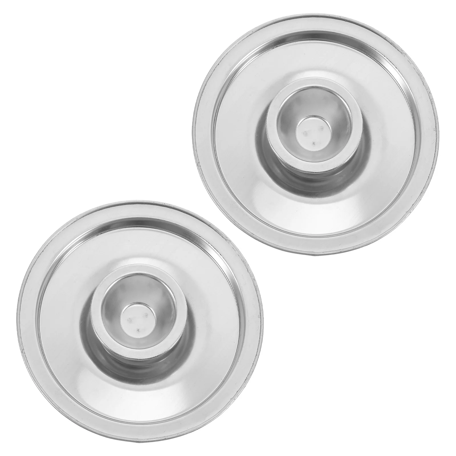 

2pcs Stainless Steel Oil Jar Lid Reusable Anti-Scald Cover For Seasoning Pot Kitchen Supplies Grease Container Replacement Lid