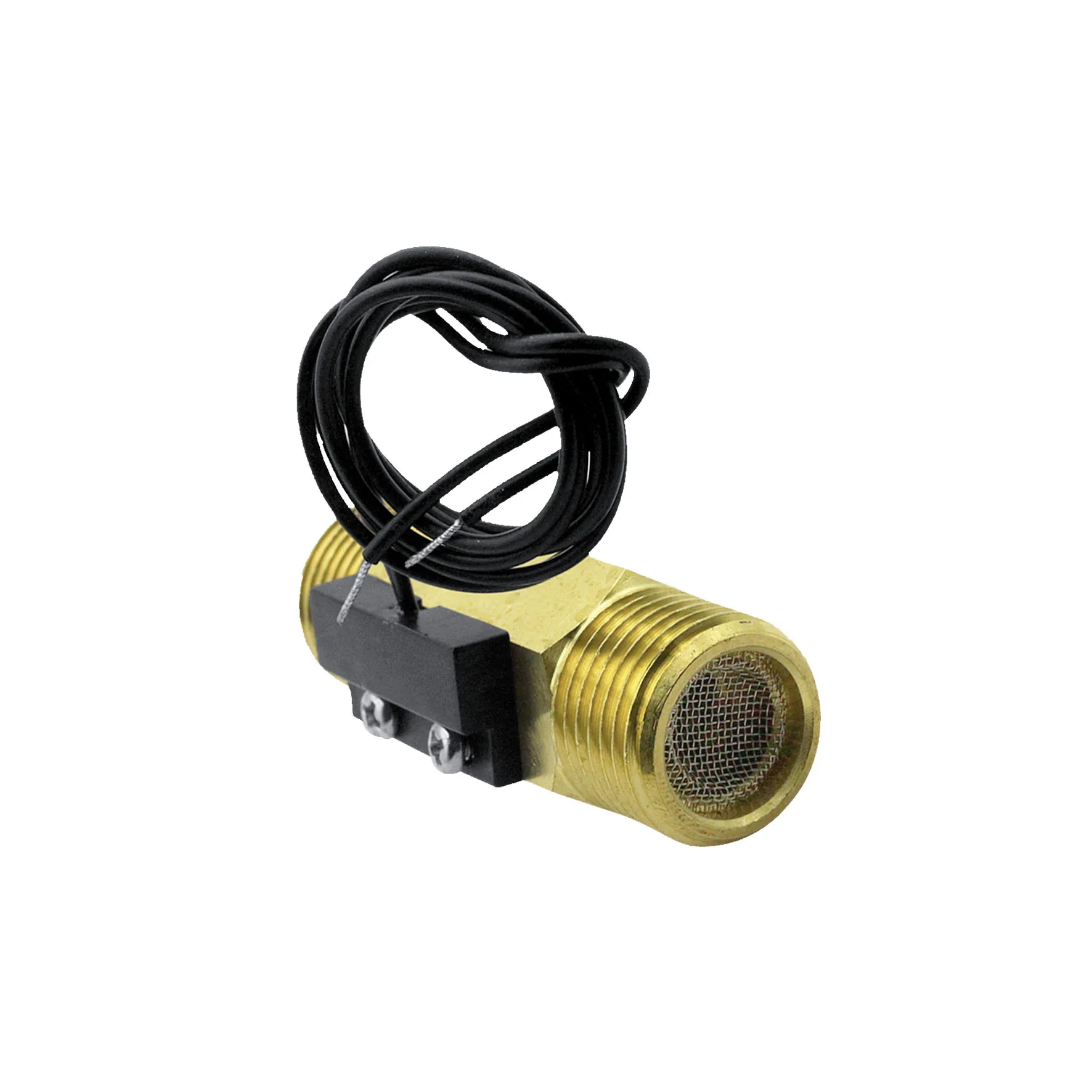 USG-FS21TA تدفق الاستشعار التبديل القصب التبديل النحاس الجاذبية الاستشعار التبديل 1.5-12L/دقيقة DC24V 10W 2 سلك Saier الاستشعار iSentrol