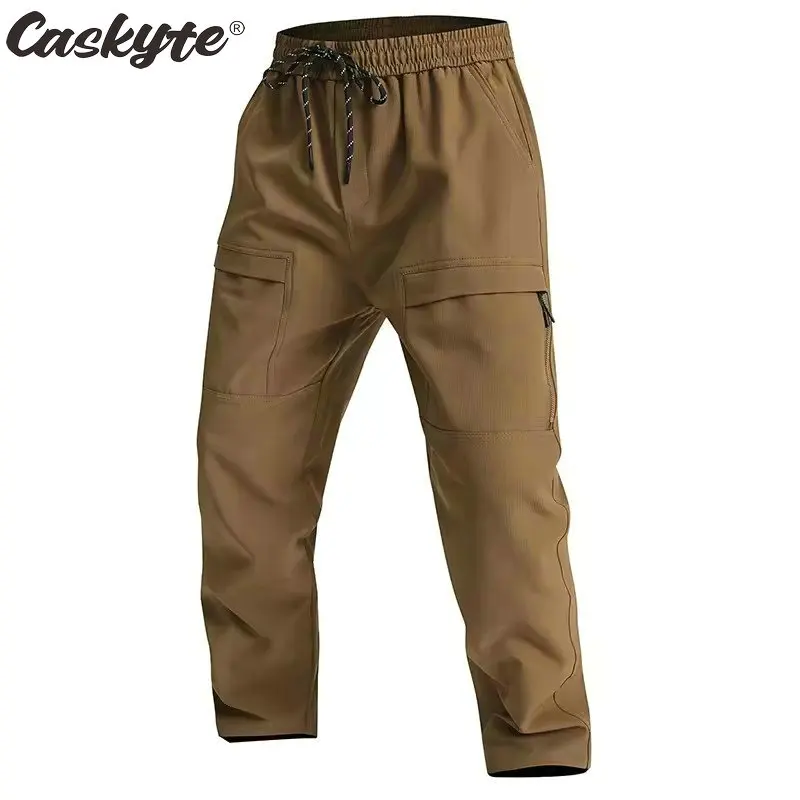 

New CASKYTE Cycling Trousers For Men Breathable Mtb Hiking Outdoor Sports Casual Long Pants Mountain Bike Pants Ciclismo Hombre