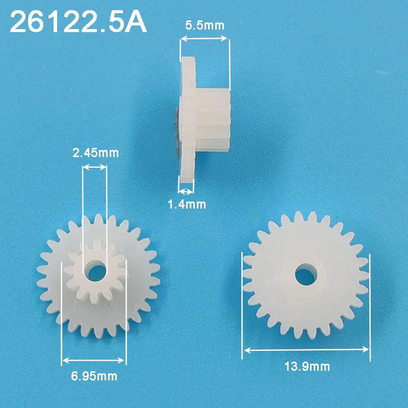 

26122.5A 0.5M Gears Diameter 14mm 26 Teeth + 12 Teeth Two Layer Gear 2.5mm Hole DIY Parts Accessories 26+12T