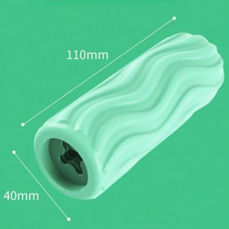 Male Masturbator Cup Manual Silicone Portable Sucking Soft Vagina Blowjob Pocket Toy Double-sided Masturbation Sex Toy for Men