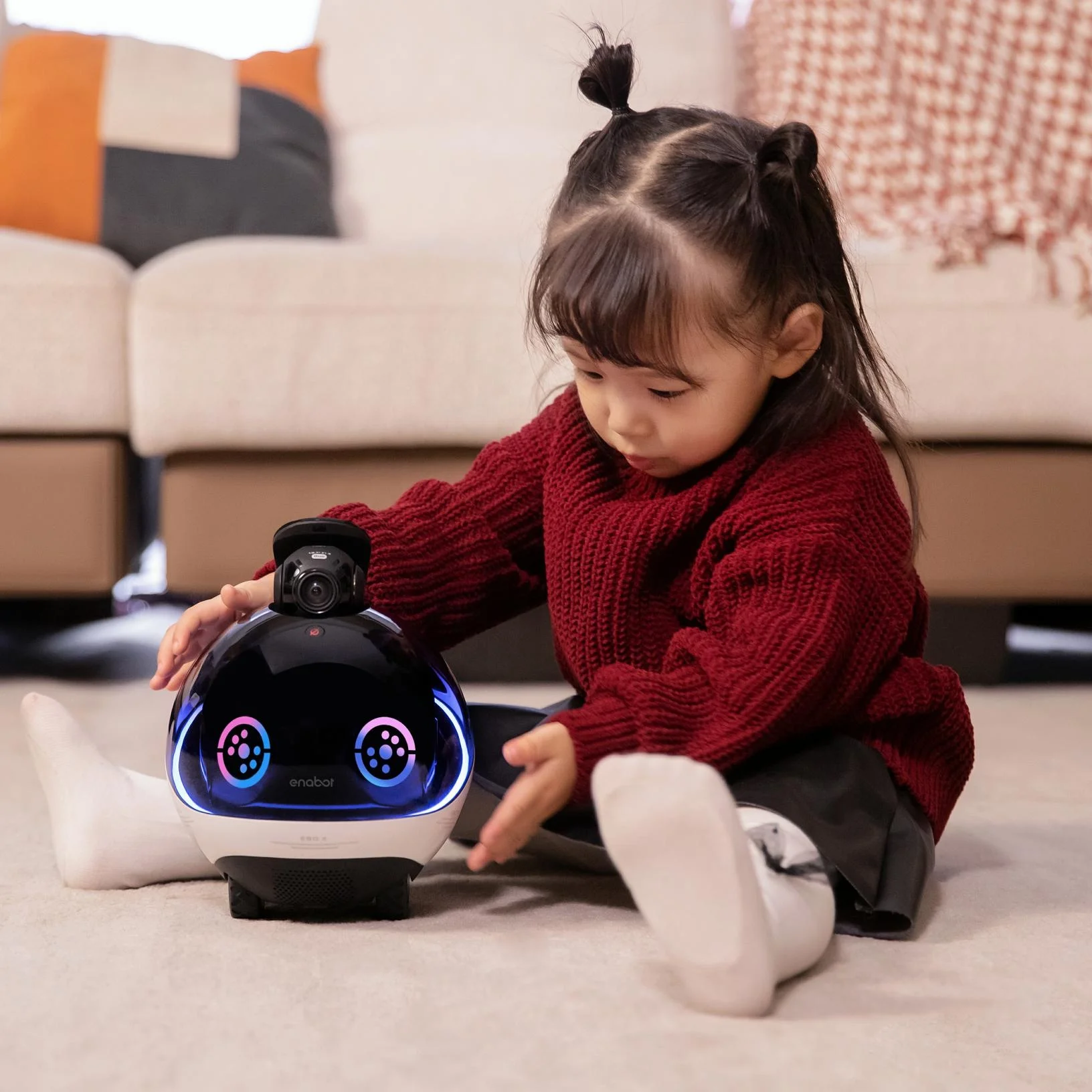 New Enabot Ebo X Smart Family Robot HD Real-time Interaction