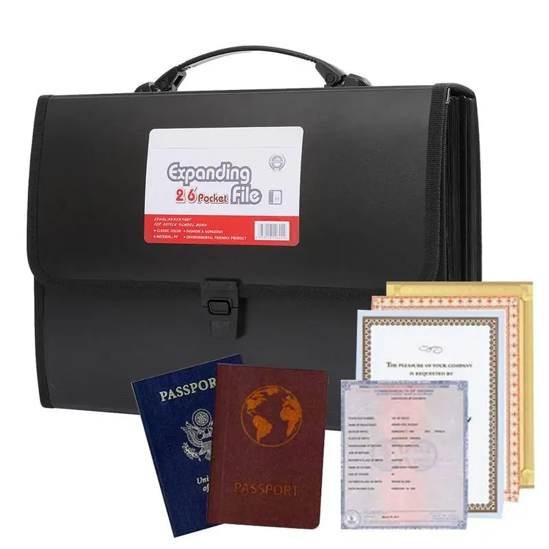 

Bill Receipt Organizer Account Books Folder With 26 Pockets Recordkeeping Money Handling Calendars Planners Organizers Jackets