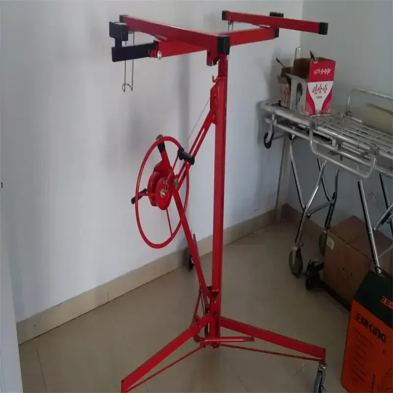 Portable Mobile Ceiling Artifact Rotating Lifting Table Plate Telescopic Lifting Frame Equipment Mobile Stretching Tool