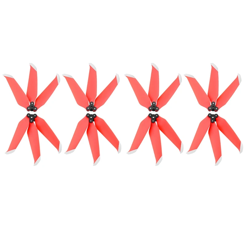 4 Pairs Quick Release Three-Blade Propeller Low Noise Propeller For DJI Mavic Air 2/AIR 2S Drone Accessories