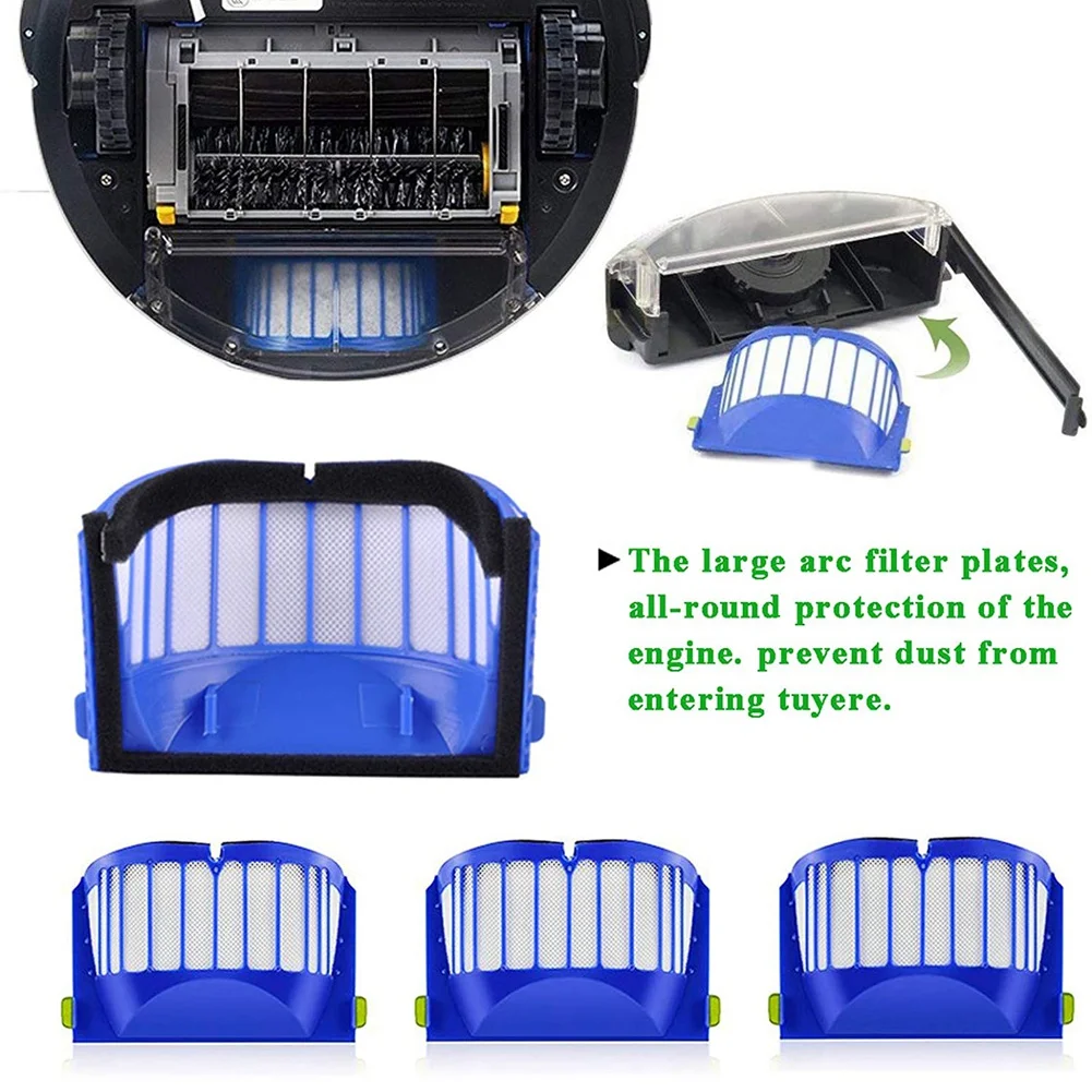 Escovas de substituição para IRobot Roomba, acessórios, série 600, 605, 610, 615, 616, 620, 621, 625, 630, 635, 640, 650, 660, 665, 670