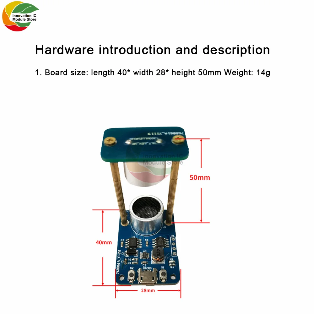 Ultrasonic Suspension Acoustic Suspension DIY Learning Kit MicroUSB 5V Powered Ultrasonic Suspension Module DIY Kit