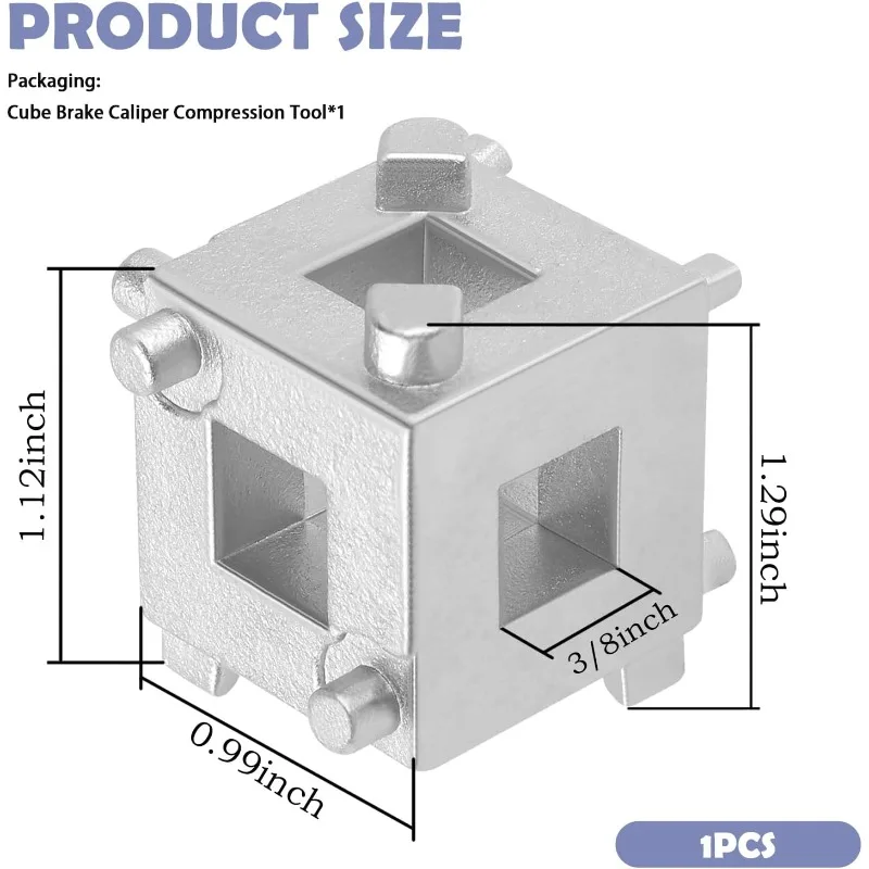 

Многофункциональный инструмент для тормозной системы автомобиля: расширитель поршней дисковых тормозов, инструмент для регулировки и замены тормозных колодок, приспособление для суппортов