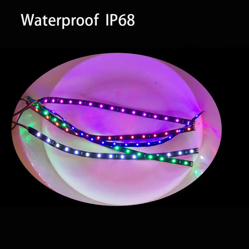 30cm Led Strip Light Lamp 12V Lights Red Flexible Outdoor Waterproof 2835SMD Soft Neon Night Club Table Car Drl Decoration