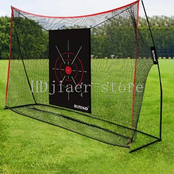 Portable Golf Practice Net 10FT X 7FT Outdoor Hitting Catch Net Multifunctional Baseball Sport Training Barrier Net