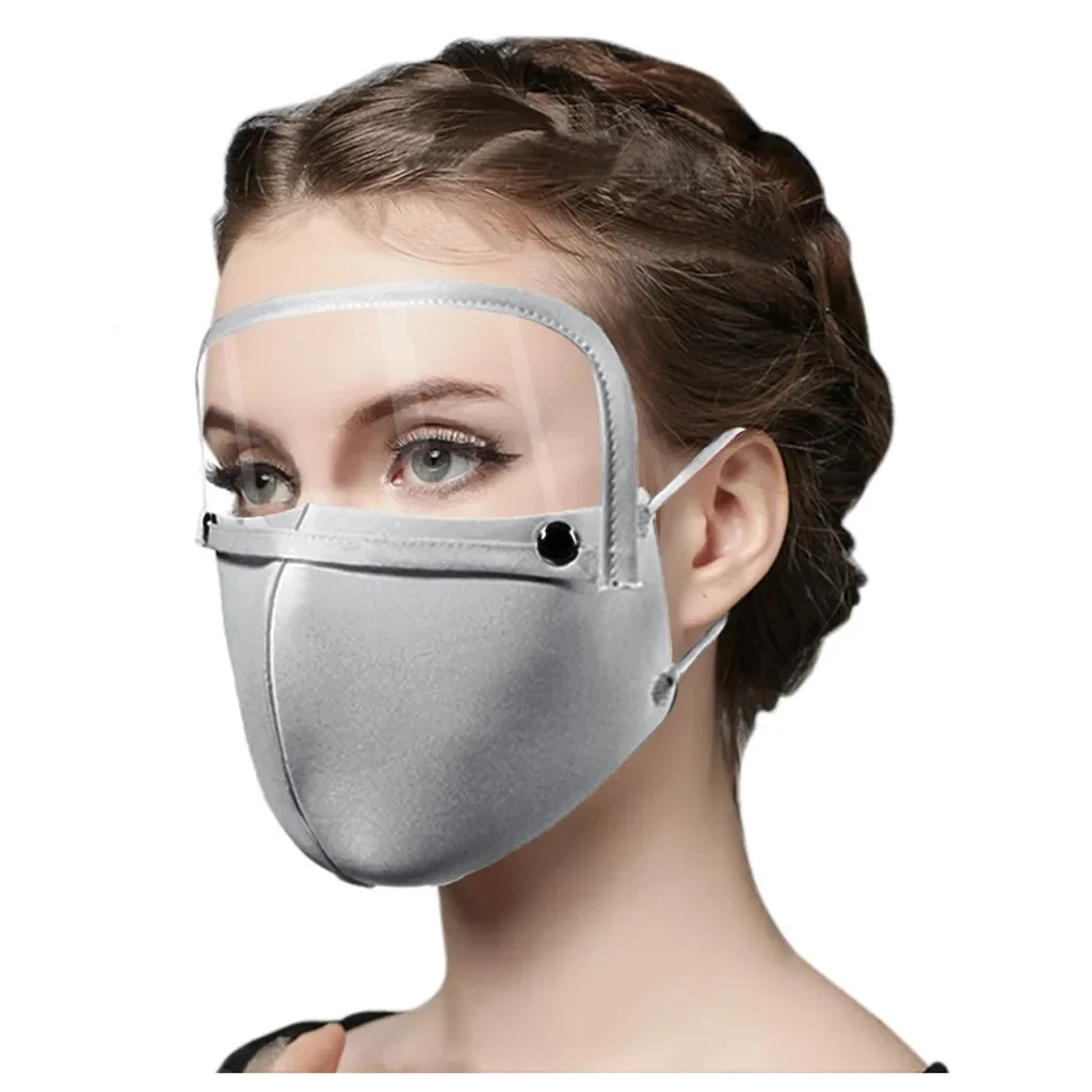 Visière de protection anti-buée pour adultes, bouclier avec poignées amovibles, écran pour les yeux, masque facial, Halloween, cosplay