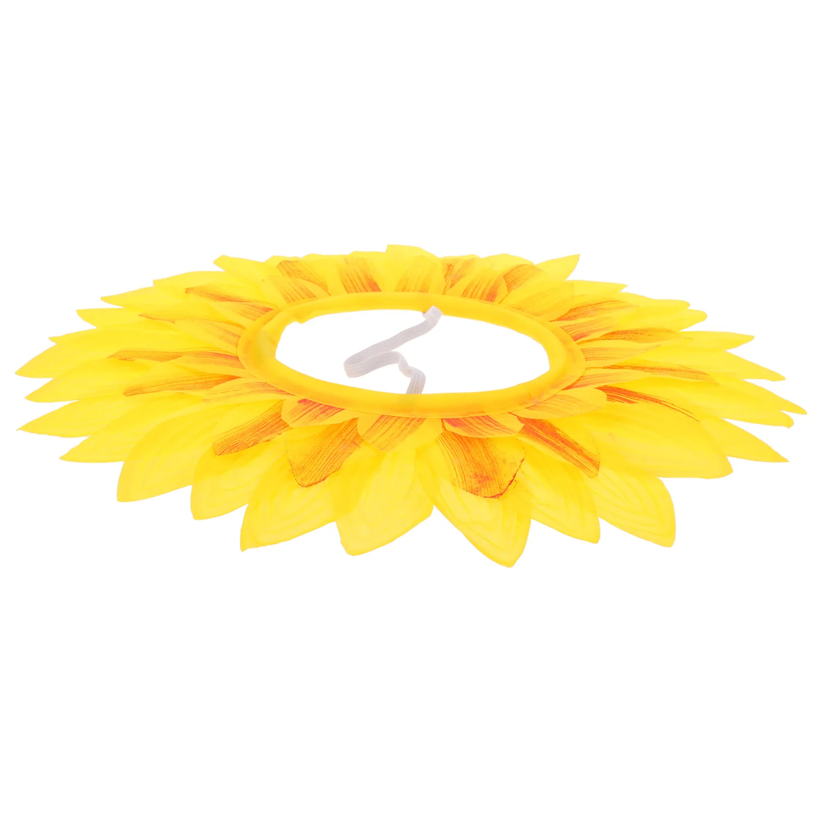 

Funny Sunflower Headgear 42CM Kids Silk Flower Costume for Halloween Party Hat Props Child Lightweight Comfortable