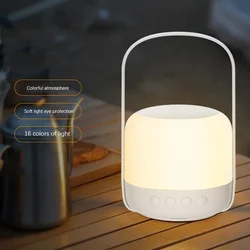 Multi Functional Remote Control Bedside Ambient Lamp Wireless Touch LED Desk Lamp Gift Outdoor Handheld USB Charging Night Light