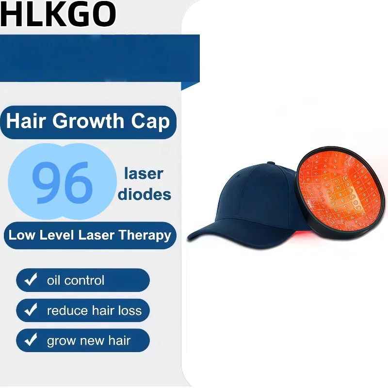 650nm Medical Grade LLLT Laser Helmet, Low Level Light Therapy Cap for Androgenetic Alopecia Treatment and Hair Regrowth