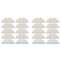 VELIF-20PCS Mop Pad For Roborock Q5 Pro/Q8 Max/Q8 Max+/Q7/Q7+/Q7 Max/Q7 MAX+/S5/S50/S51/S55/S5 MAX Robot Vacuum Cleaner