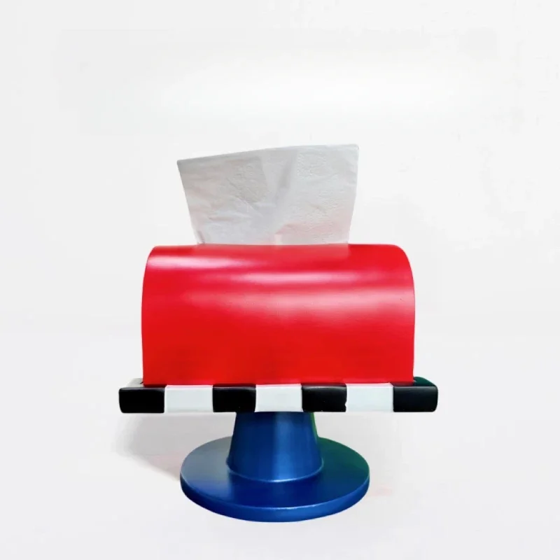 

Tissue box Living room coffee table Dining table Creative Internet celebrity ornaments High value design light luxury pumping