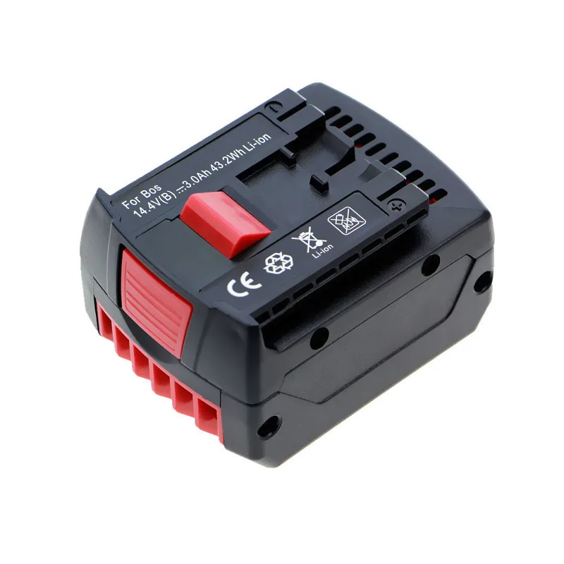 New 14.4V 3000mAh Power tool battery Cell Pack For BOSCH 4-2-LI BAT607 BAT614G GSR14.4 V-LIN 26614-01 17614-01