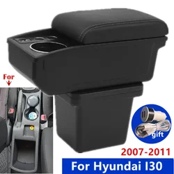 For Hyundai I30 Armrest Box For Hyundai Elantra Touring I30 FD I30cw 2007-2011 d  Armrest Storage Box Cup holder Car Accessorie