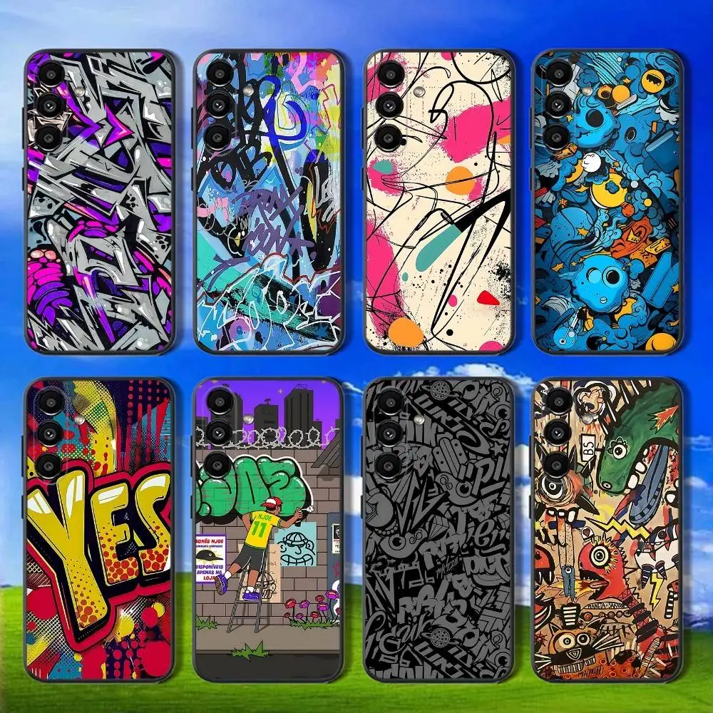 

Graffiti Art Cool Thing Phone Case For Samsung Galaxy A13,A21s,A22,A31,A32,A52,A53,A71,A80,Soft Black Shell