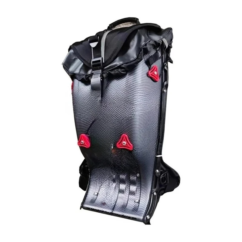 Motorcycle Rider Backpack, Double Shoulder Hard Shell Helmet Bag, Motorcycle Travel Equipment