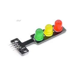 Mini 5V Traffic Light LED Display Module for Arduino Red Yellow Green 5mm LED Mini-Traffic Light for Traffic Light System Model