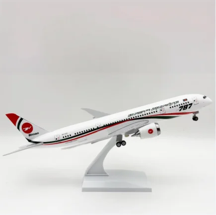30cm Bangladesh B787 Airways Resin Model Airplanes 1/250 Scale Aircraft Models With Landing Gear Aviation Fan Collectible Gift