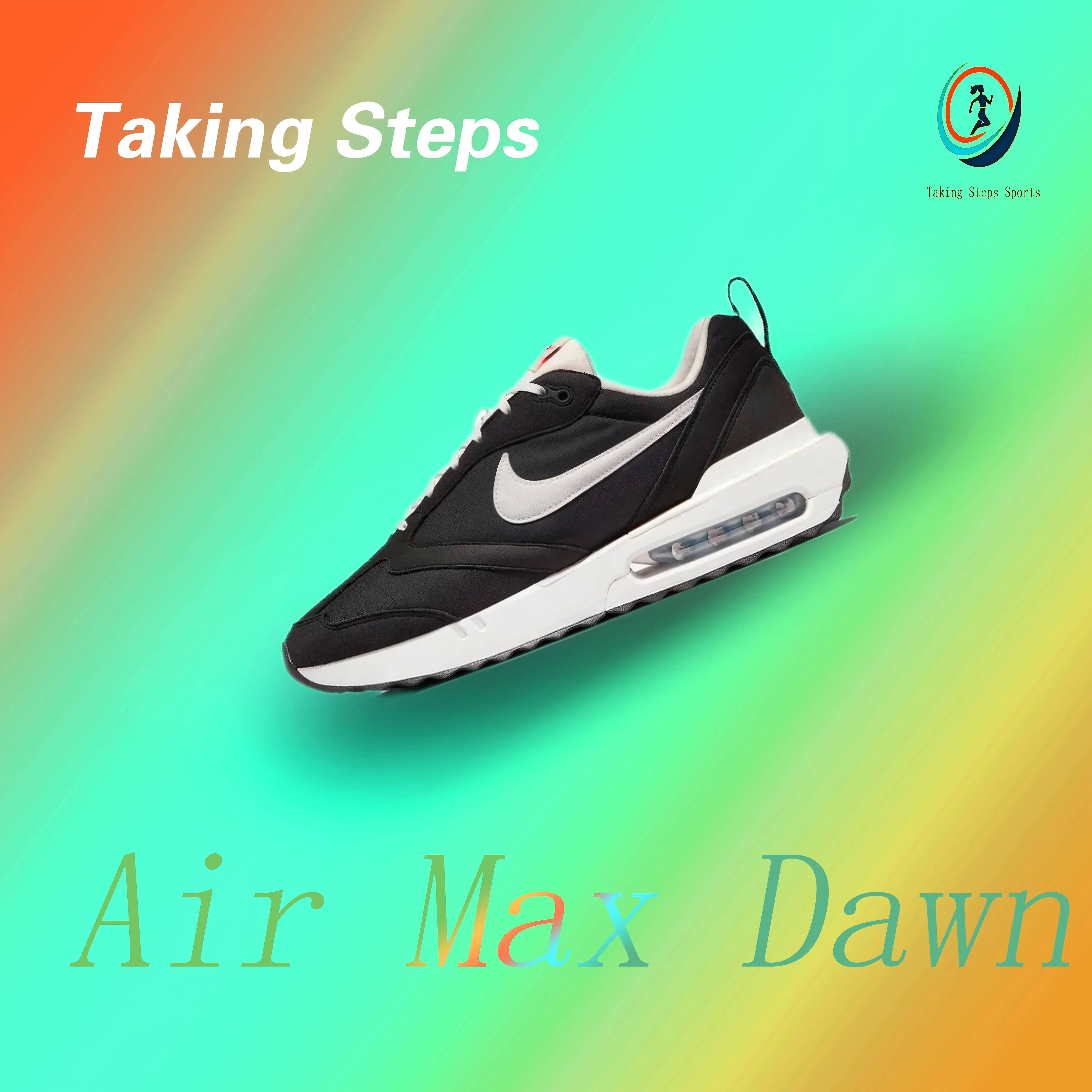 Nike Air Max Dawn Classic Trend Shock Absorption Running Shoes Wearable Sneakers Men's and Women's Style Black