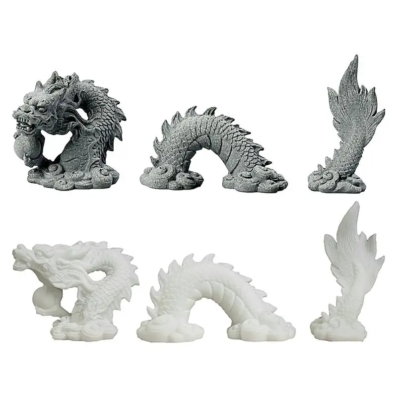 

Dragon statue Dragon Shaped Tea Pets Animal Sculpture Dragon Statue Figurine for Wealth Lucky Ornaments for Home Decoration