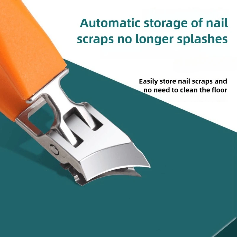 Tagliaunghie speciali antispruzzo Tagliaunghie in ABS di grandi dimensioni Pinze diagonali Strumenti per manicure Strumento per unghie per uso domestico