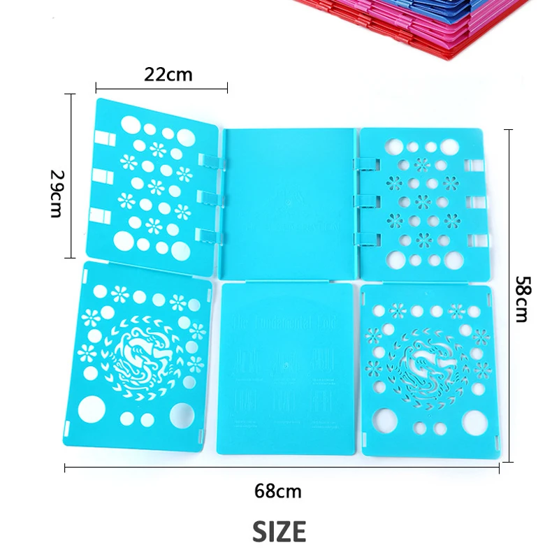 Shirt Folding Board T-Shirts Clothes Organizer Folder Durable Plastic Save Time Quick Folding Board Holder